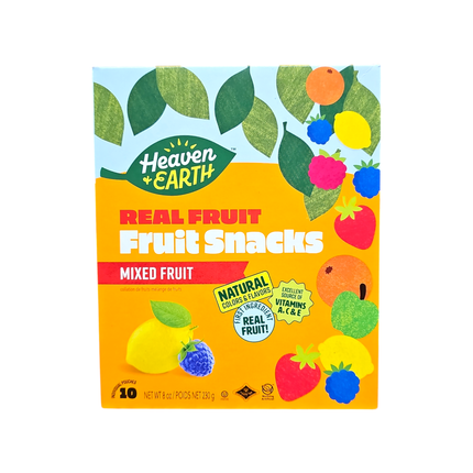 Heaven & Earth Fruit Snacks Gluten Free 227G