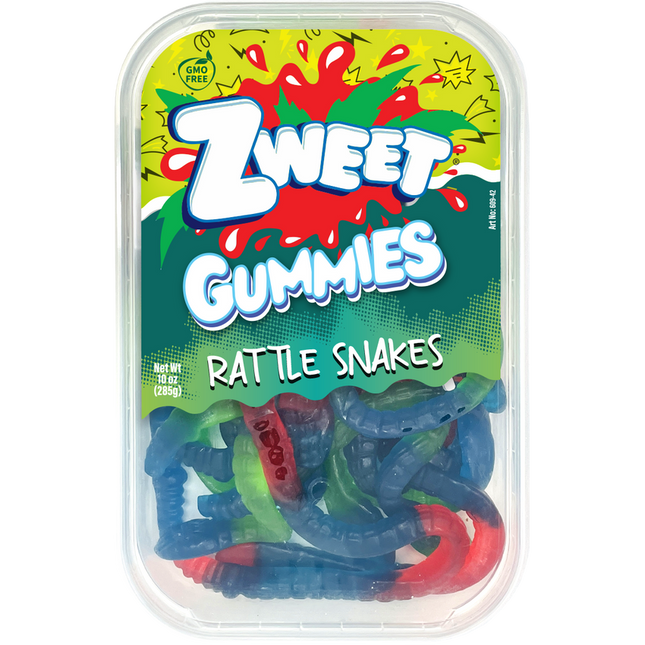 Zweet Gummy Rattle Snakes Candy 283G