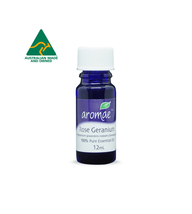 Aromae Rose Geranium Essential Oil 12ml