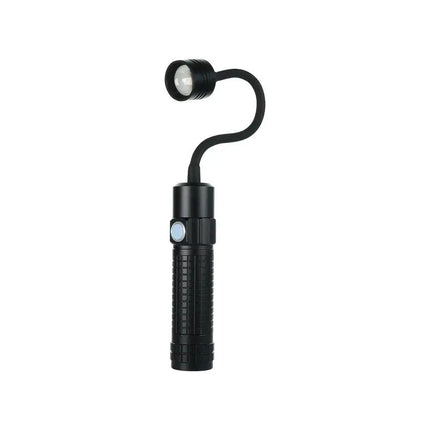Vibe VBPLT 004 Rechargeable Led Flash Light 3 Attachments 3 Modes Black