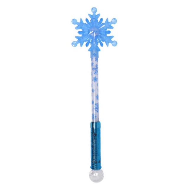 Magical Snowflake Light Up Wand - Blue