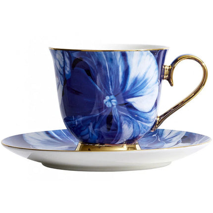 Ashdene Blooms New Bone China Cup and Saucer Moonlit