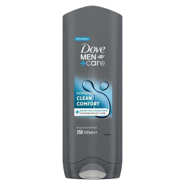 Dove Men Clean Comfort Body Wash 6 Pack 250ML