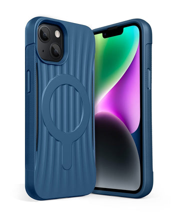 Raptic Clutch Built Magsafe Case For Apple Iphone 14 Blue