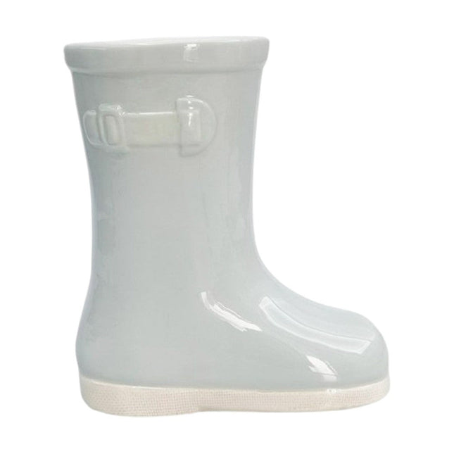 Urban Products Gumboot Shaped Ceramic Vase in Sage Green 18CM