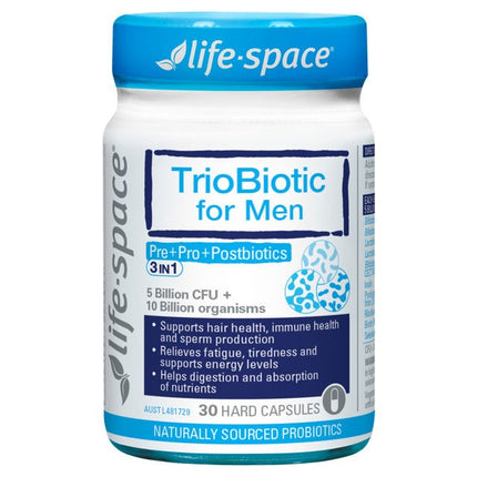 Life Space TrioBiotic For Men 30 Capsules