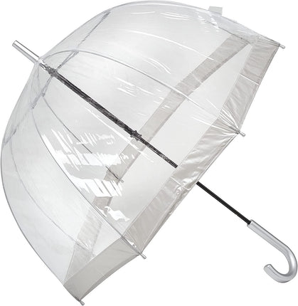 Clifton Birdcage Umbrella with Silver Border