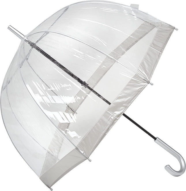 Clifton Birdcage Umbrella with Silver Border