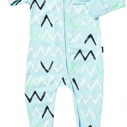 Bonds Zip Wondersuit Zig Zag Baby Bodysuit Size 00