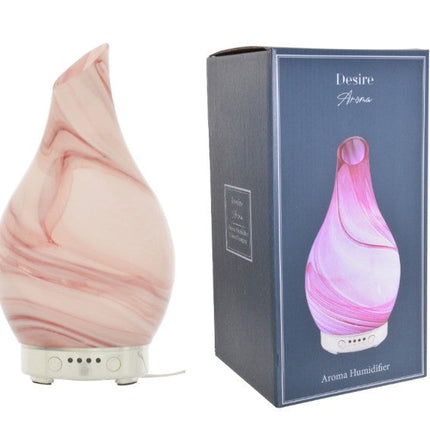 Gibson Gifts Aroma Humidifier Pink Marble Design