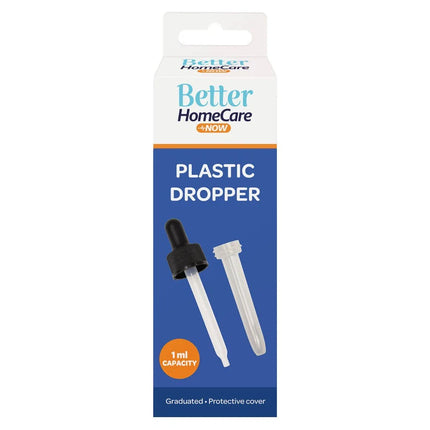 Better Home Care Now Calibrated Plastic Medicine Dropper For Liquid Dosing