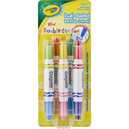 Crayola Dual Ended Bathtub Crayons for Kids Bath Time Fun 5 Pack