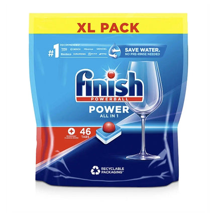 Finish Powerball All In 1 Dishwashing Cleaning Tablet 46 Pack