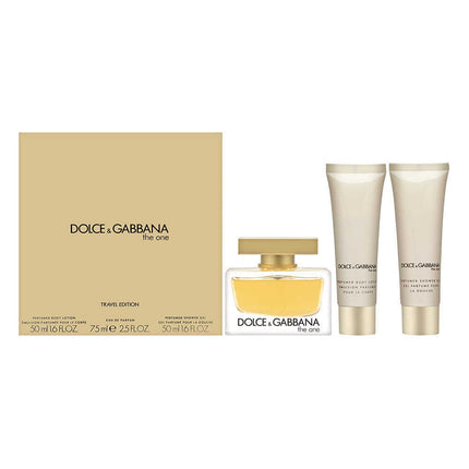 Dolce & Gabbana the One Edp 75 ML + Body Lotion 50 ML + Shower Gel 50 ML - OhYouLuckyDuck.com.au