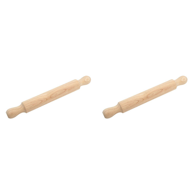 Wiltshire Wooden Non Stick Baking Rolling Pin 2 Pack