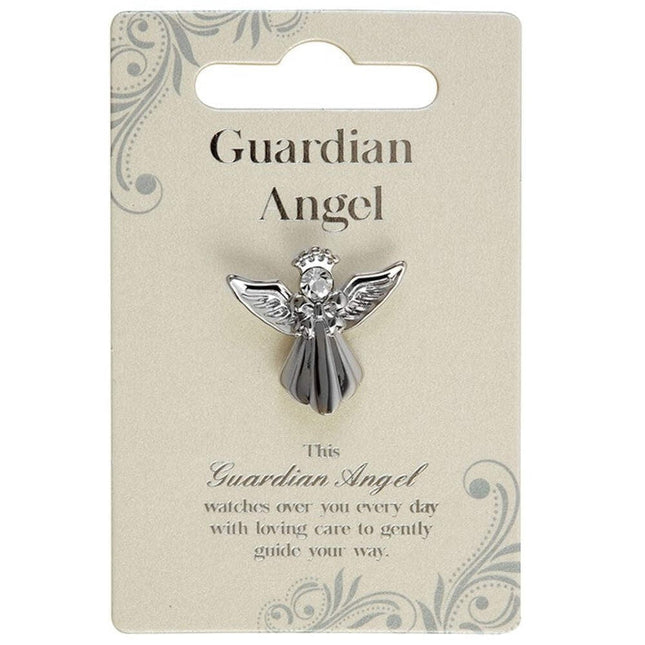 Equilibrium Guardian Angel Safety Pin Brooch