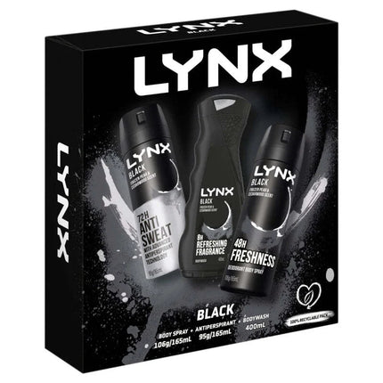 Lynx Black Trio Gift Pack