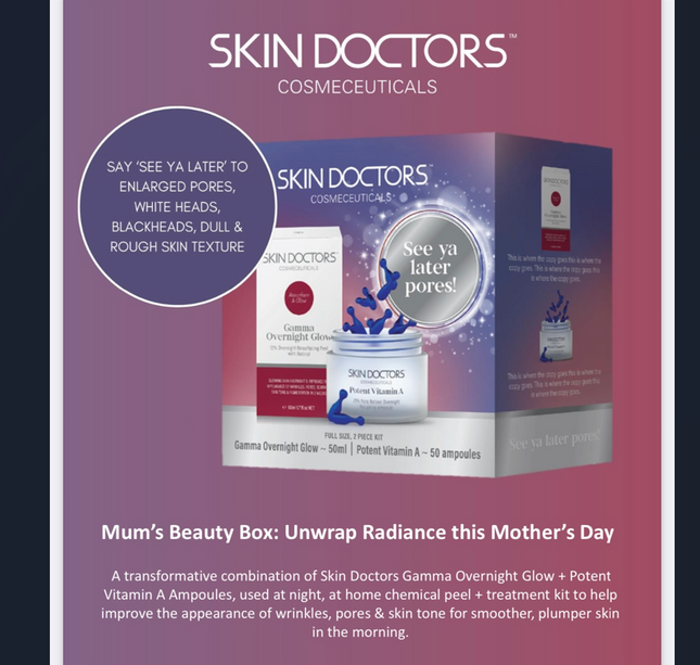 Skin Doctors See Ya Later Pores Gift Pack - OhYouLuckyDuck.com.au