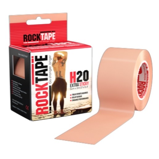 Rocktape H2O Beige Kinesiology Tape 5CM x 5M