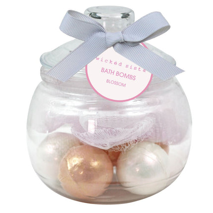 Wicked Sista Metallic Bath Bombs and Netting Sponge 180g