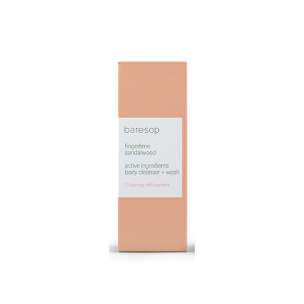 Baresop Refill Pack Body Wash Fingerlime & Sandalwood 2 Sachets - OhYouLuckyDuck.com.au