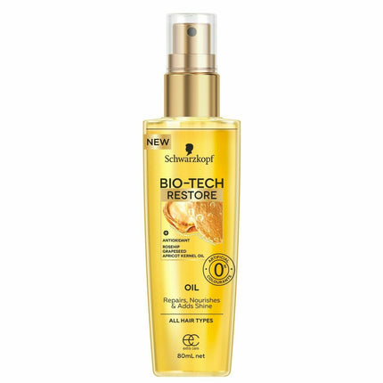 Schwarzkopf Bio-Tech By Extra Care Restore Oil 80 ml - OhYouLuckyDuck.com.au
