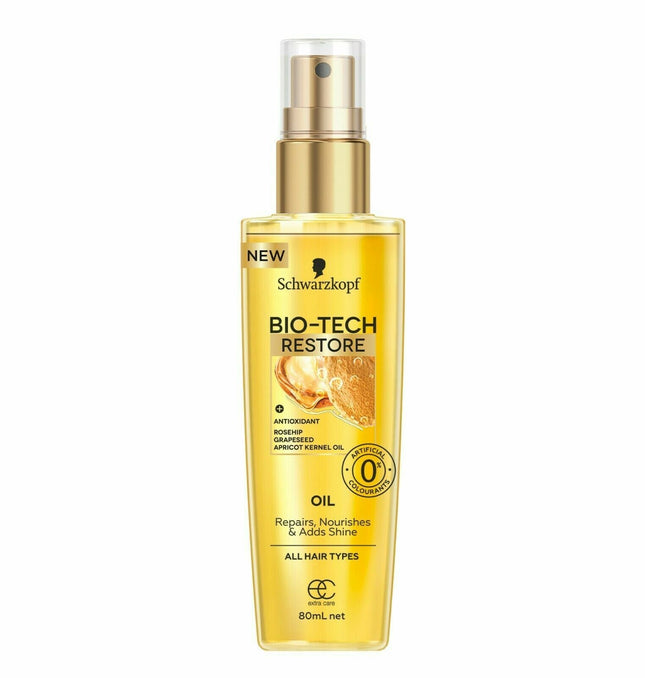 Schwarzkopf Bio-Tech By Extra Care Restore Oil 80 ml - OhYouLuckyDuck.com.au