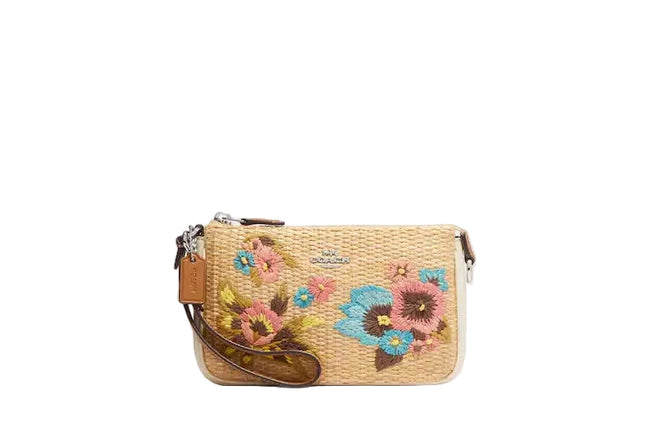 Coach Nolita 19 With Floral Embroidery Purse Clutch