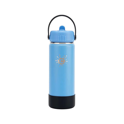 Cheeki Single Wall Adventure Reusable Water Bottle Azure 750ML