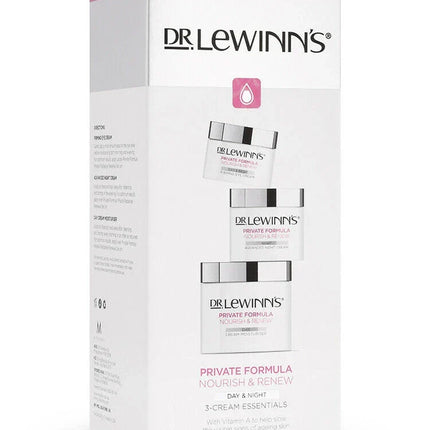 Dr. Lewinns Private Formula 3 Cream Essentials For Day Night And Eye