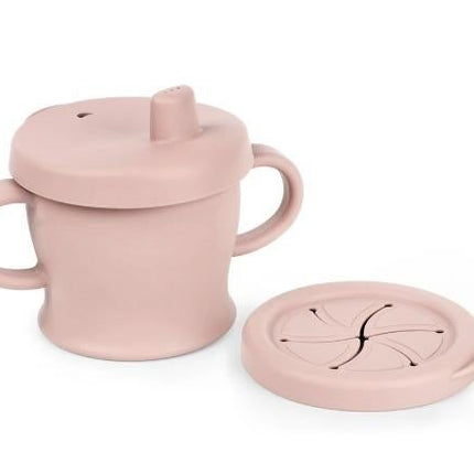 Haakaa Silicone Sip N Snack Cup Blush