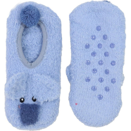 Wicked Sista Koala Print Footlet Socks Blue One Size
