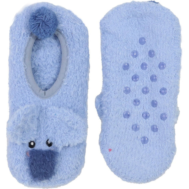 Wicked Sista Koala Print Footlet Socks Blue One Size
