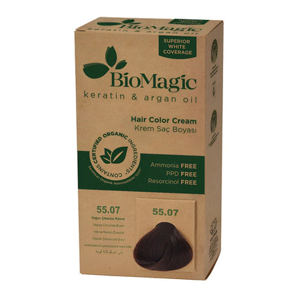 BioMagic 55/07 Intense Chocolate Brown Hair Colour