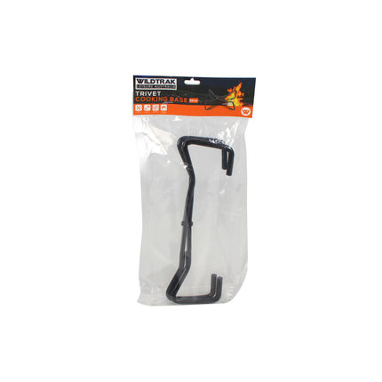 Wildtrak Foldable 20cm Metal Outdoor Cooking Base Black 2 Pack