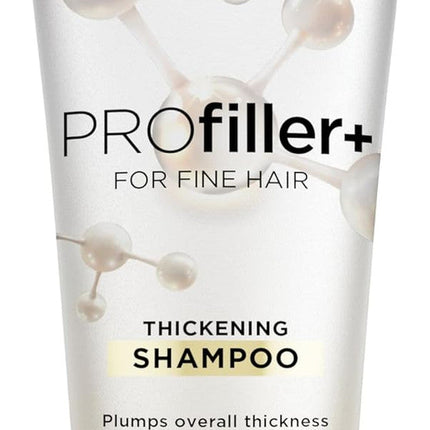 John Frieda PROfiller Plus Thickening Shampoo with Biotin and Hyaluronic Acid for Fine Hair 250ML