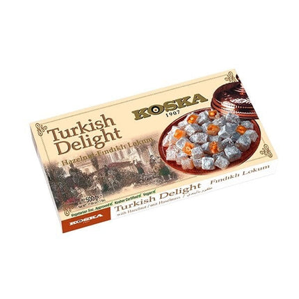 Koska Turkish Delight 500G  Assorted Flavours  Halal Vegan And Fresh Lokum