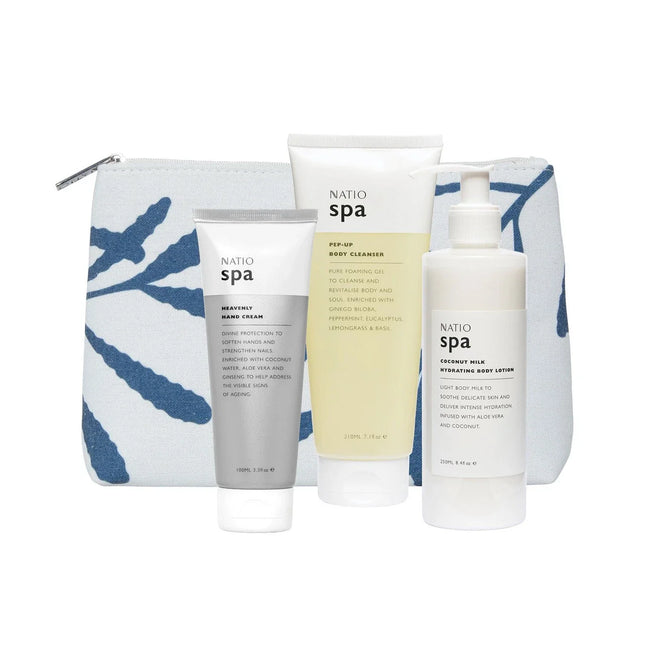 Natio Restored Christmas 2025 Gift Set with Cleanser 100G Toner 200ML and Day Cream 100G