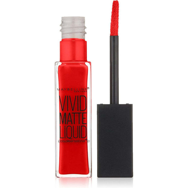 Maybelline Color Sensational Vivid Matte Liquid Lip Color 35 Rebel Red 7.7ml