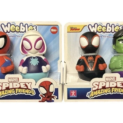 Weebles Marvel Spidey and His Amazing Friends Wobbly Figure 8 cm