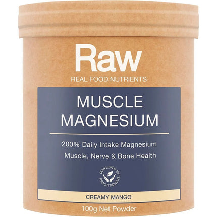 Amazonia Raw Real Food Muscle and Magnesium Bar Mango 100g
