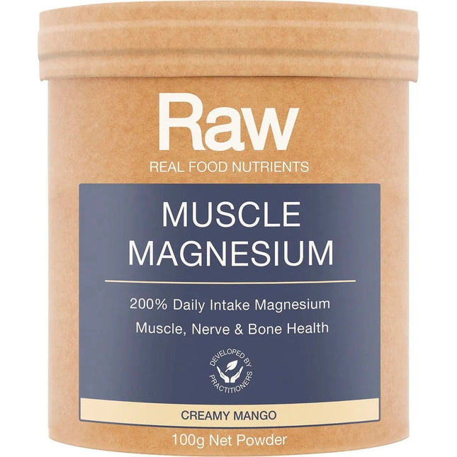 Amazonia Raw Real Food Muscle and Magnesium Bar Mango 100g