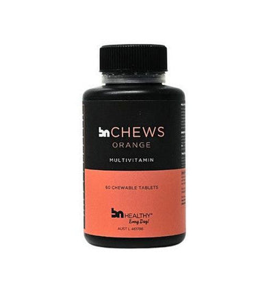 Bn Healthy Chewable Multivitamin for Bariatric Support Orange 60 Tablets