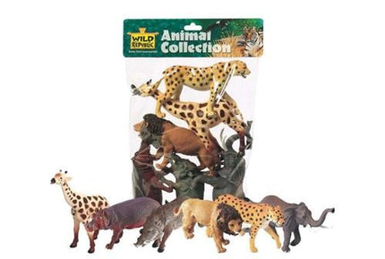 Wild Republic African Figurines Animals Toy Figure Playset 6 Pieces