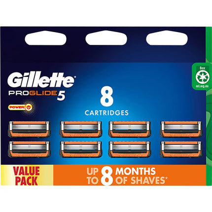 Gillette ProGlide Razor Blade Refills for Men 8PCS