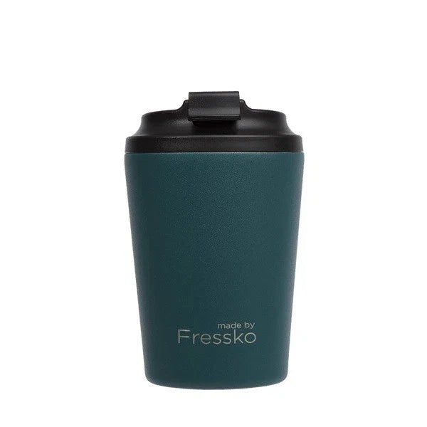 Fressko Bino Reusable Insulated Coffee Cup Emerald 227ml