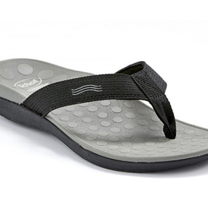 Scholl Orthaheel Wave Thong Sandal Black Size 9