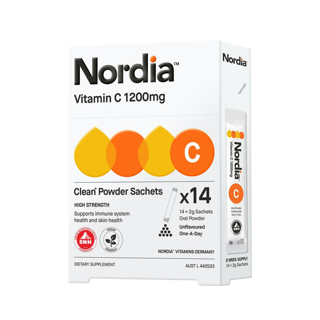 Nordia Vitamin C 1200mg Clean Powder Sachets 14