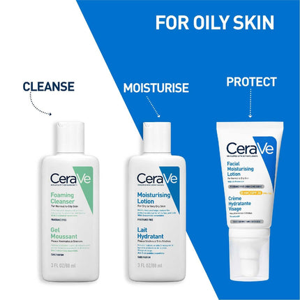 CeraVe Foaming Cleanser for Normal to Oily Skin 88ml