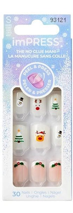 Impress Kiss Christmas Nails Holiday Playlist